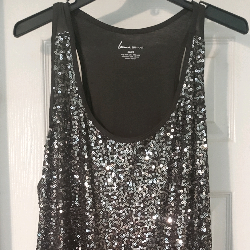 Sequined Tank Top